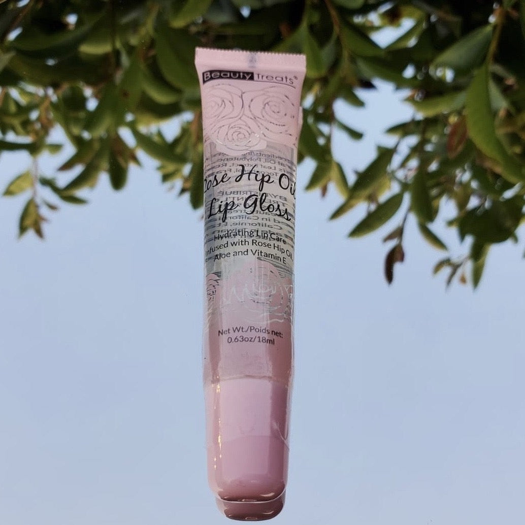 Rose Hip Oil Lipgloss - Fatima Cosmeticss